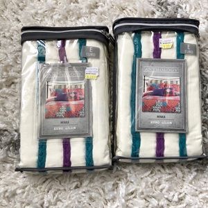 🎉 Host Pick 🎉 (2) NWT Anthology Euro Shams